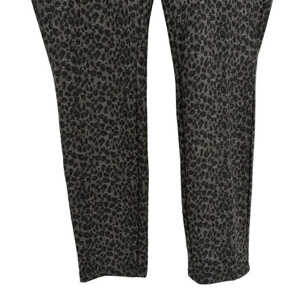 NYDJ Lift Tuck Technology Jodie Ponte Knit Animal Print Legging Pants‎ Size 10 - Picture 4 of 11